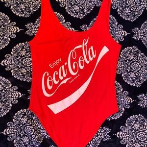 Forever 21 Coca Cola body suit size large
